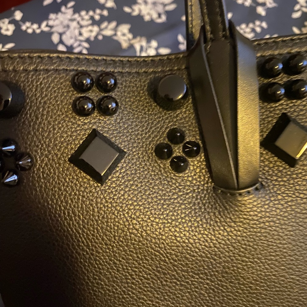 NWT Christian Louboutin Cabata Calf Leather Large Carryall & Wristlet Insert - Picture 5 of 9